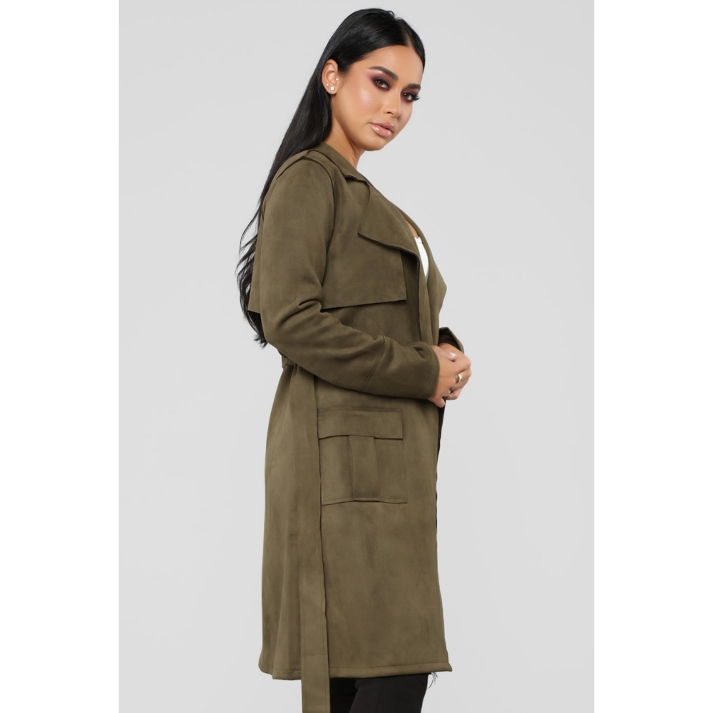 Trench coat jacket, size medium